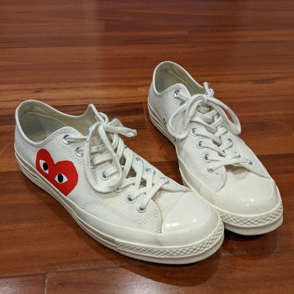 cdg converse poshmark
